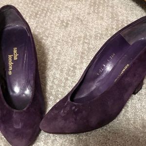 Sacha London, purple suede heels